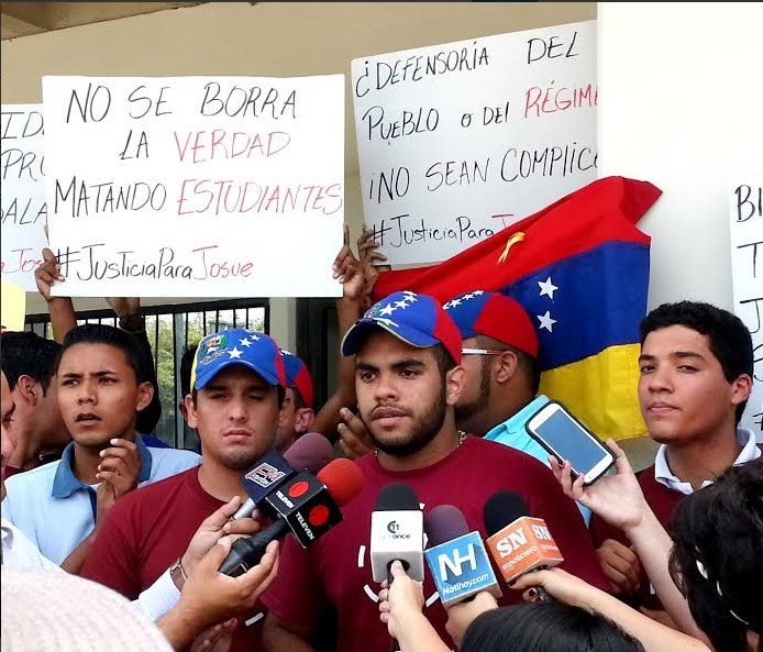 Estudiantes zulianos: No se borra la verdad matando estudiantes #JusticiaParaJosue