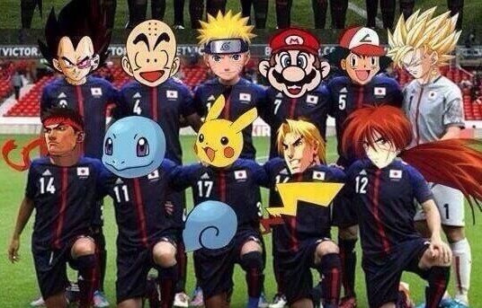 La “selección” japonesa y su poderosa alineación (modo saiyajin)