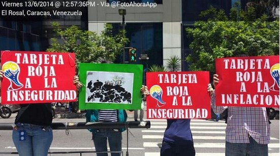 Manifestantes tomaron las calles en El Rosal #13J (Foto)