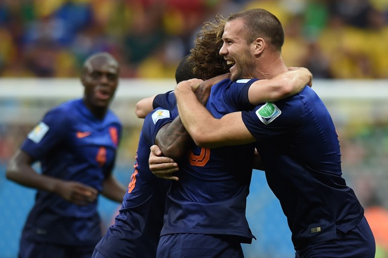 En imágenes holandeses celebran los goles que le metieron a Brasil (Fotos)