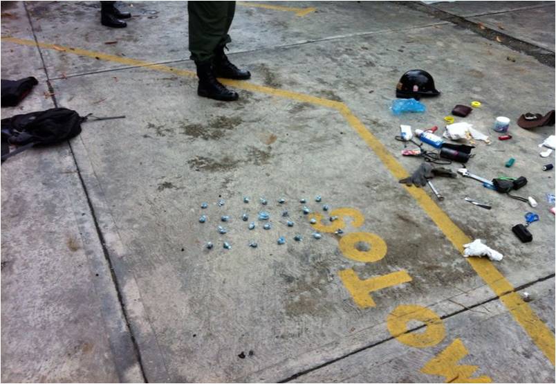 Polihatillo recuperó un arma de fuego y 26 porciones de presunta droga