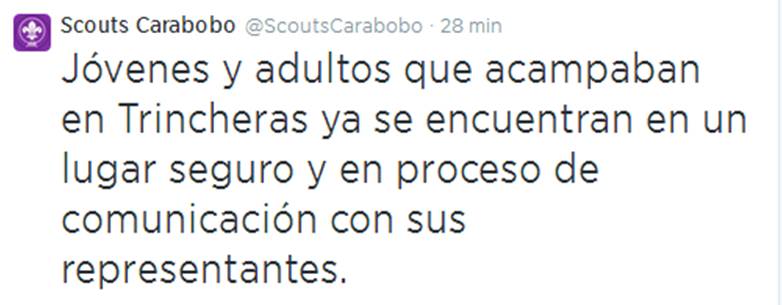 Grupo armado atracó a 59 Boy Scouts en Carabobo