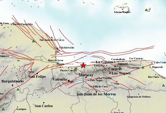 Tembló en Maracay