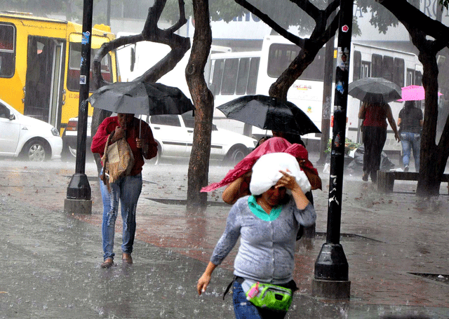 Nubosidad parcial con lluvias dispersas en todo el país