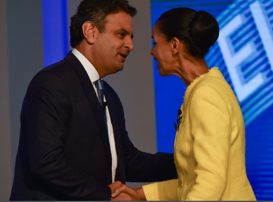 Marina Silva respalda a Neves con el fin de derrotar a Rousseff