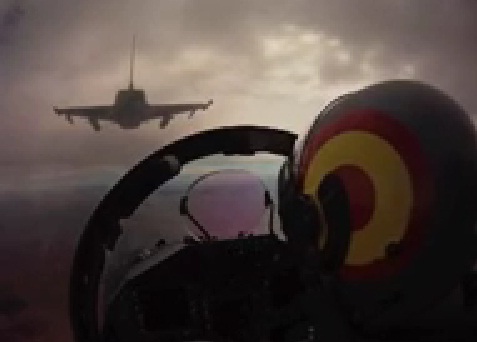 Eurofighter español en pleno vuelo (video con GoPro)