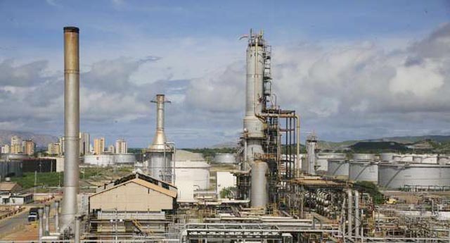 Refinería Puerto La Cruz, de Pdvsa, ubicada en el estado Anzoátegui, Venezuela / Foto Gente de Hoy