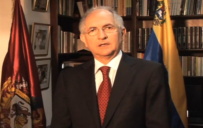 Alcalde Ledezma envía mensaje de fin de año a los venezolanos (Video)