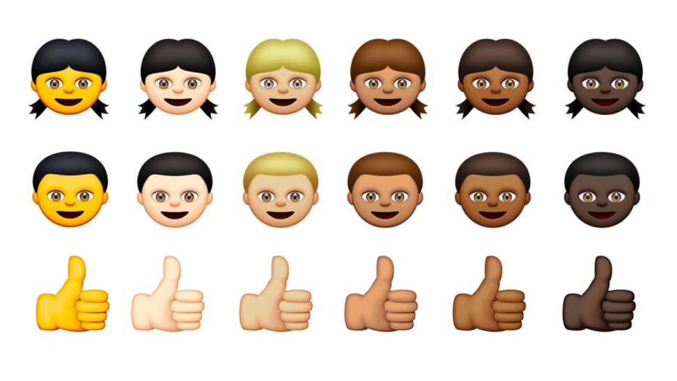 Apple quiere emoticones que representen mejor la diversidad racial