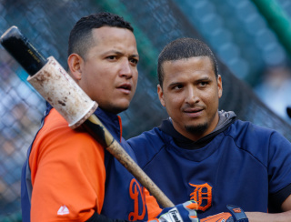 Miguel Cabrera y Víctor Martínez volvieron a la caja de bateo