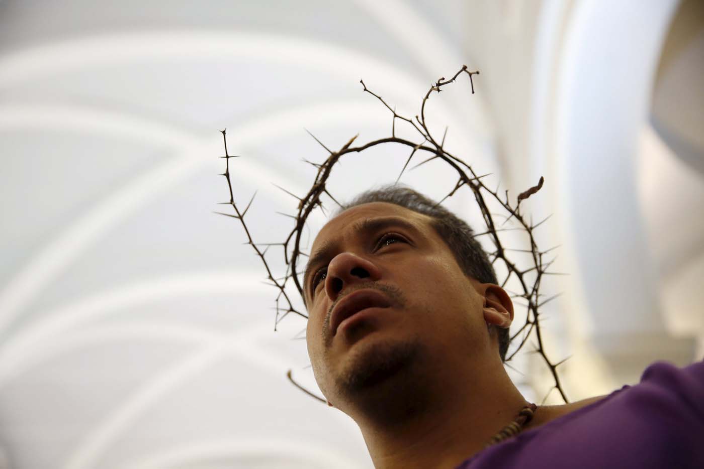 La devoción al Nazareno de San Pablo en la Basílica de Santa Teresa (Fotos)