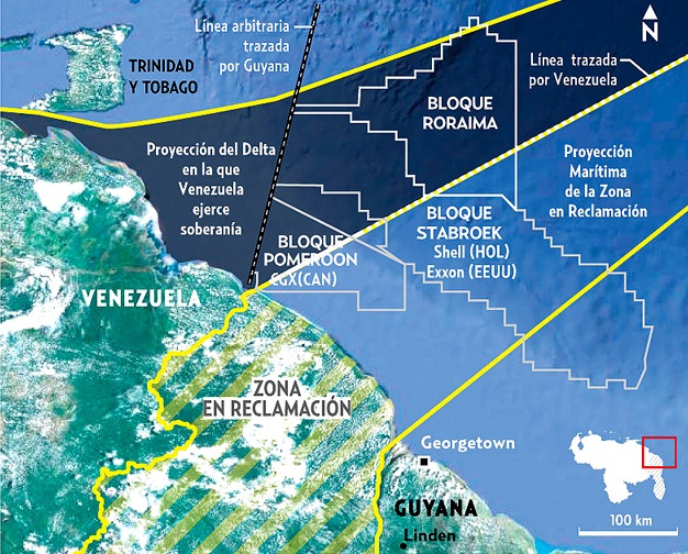 Guyana descubre petróleo en aguas de nuestro Esequibo