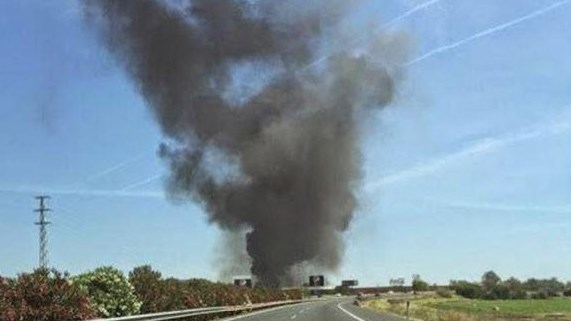 Avión siniestrado en Sevilla iba a ser entregado a Turquía