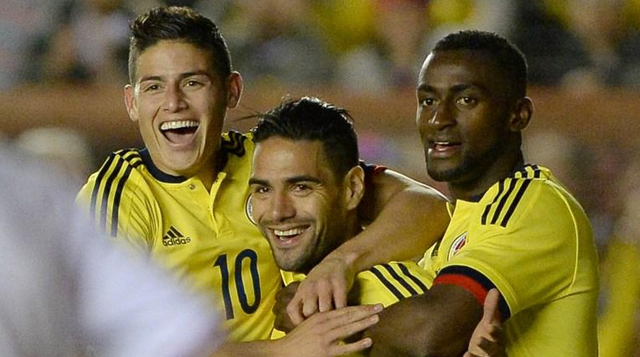 James Rodríguez y Radamel Falcao encabezan la convocatoria de Colombia