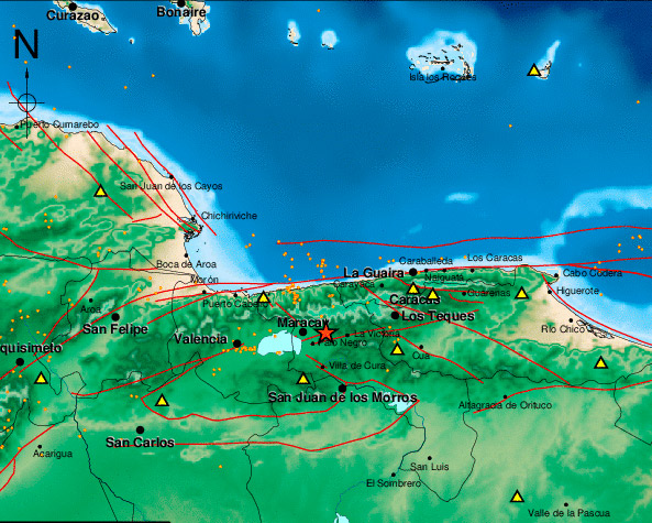 Sismo de 2.6 al oeste de La Victoria