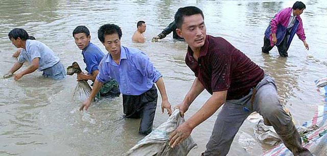 Seis muertos y más de un millón de afectados por inundaciones en China