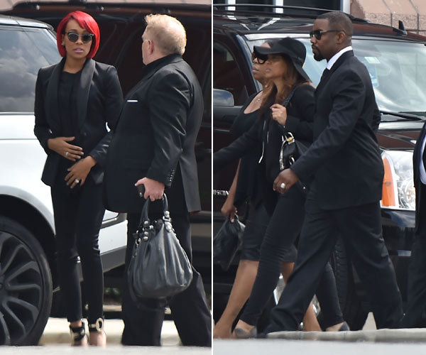 Amigos y familiares se despiden de Bobbi Kristina, hija de Whitney Houston (Fotos)