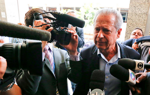 José Dirceu, de líder político a preso por corrupción