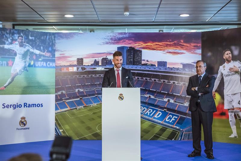 Florentino Pérez: Sergio Ramos es un símbolo del madridismo (Fotos)