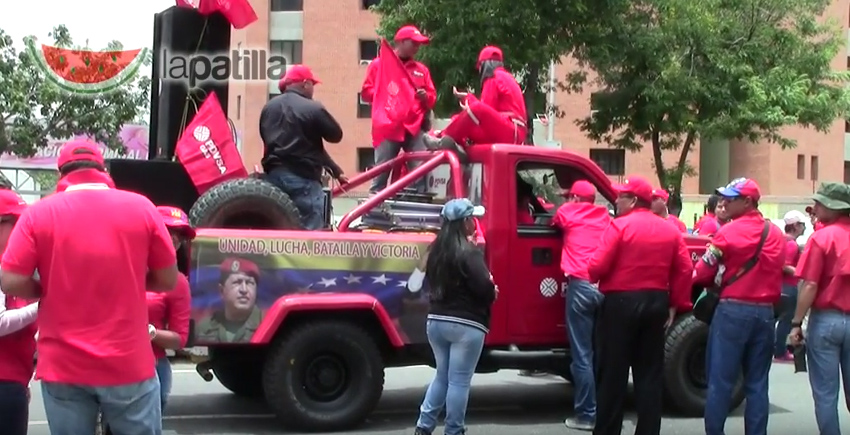 ¡No nos dejaron filmar en Miraflores! Pero te mostramos lo que vimos en la marcha (VIDEO)