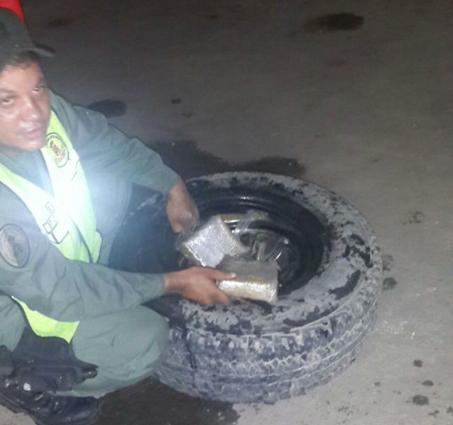 Hallan “súper marihuana” escondida en caucho de repuesto en Anzoátegui