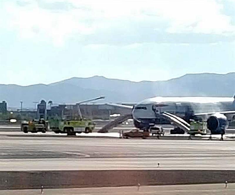 Fabricante del motor del vuelo incendiado en Las Vegas niega falla estructural