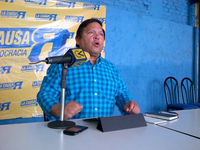 El diputado Andrés Velásquez,. Archivo