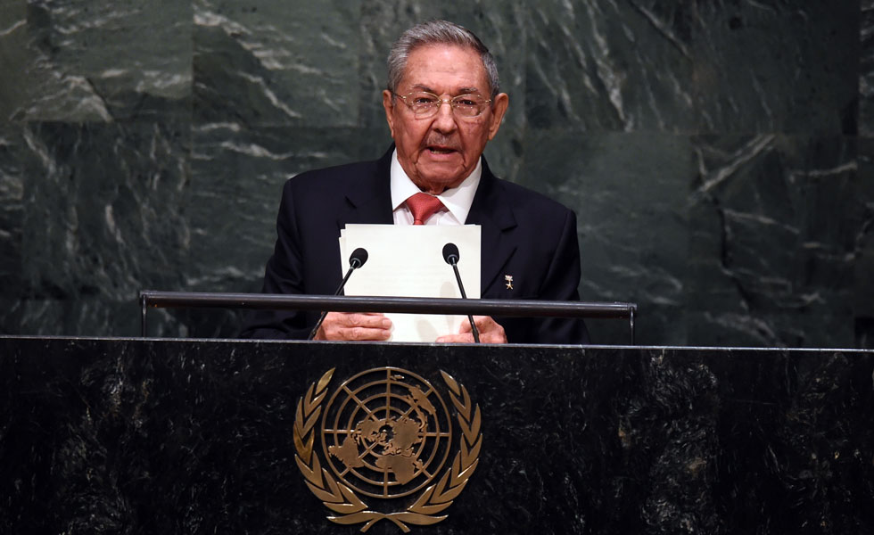 Raúl Castro denunció ante la ONU el embargo estadounidense a Cuba