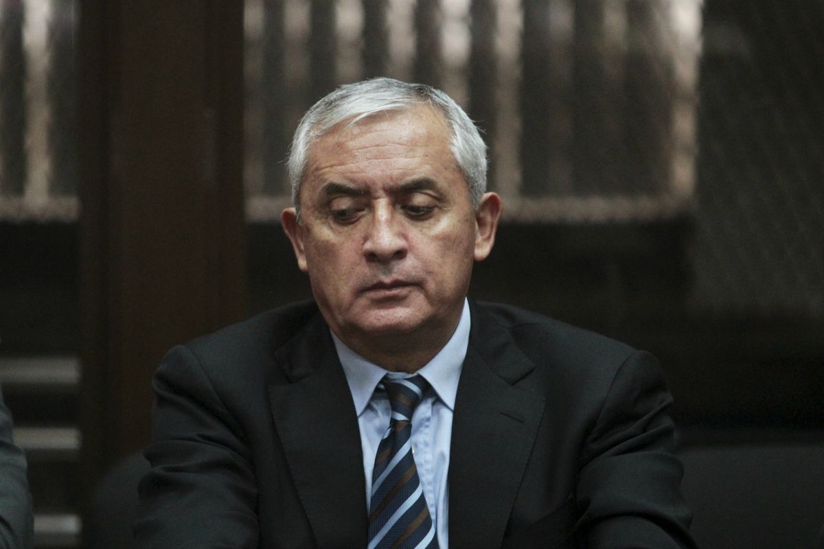 Tribunal guatemalteco rechaza recurso de Pérez Molina para salir de prisión