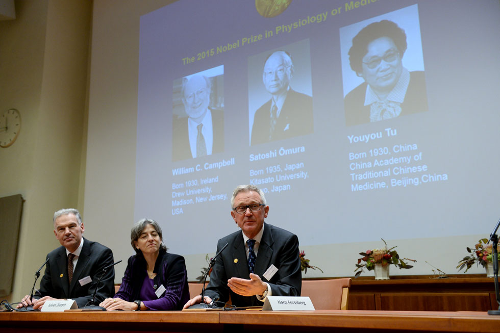 El Nobel de Medicina premia avances contra infecciones parasitarias