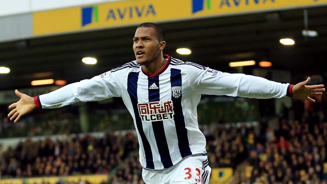 Salomón Rondón protagonista en triunfo del West Bromwich Albion