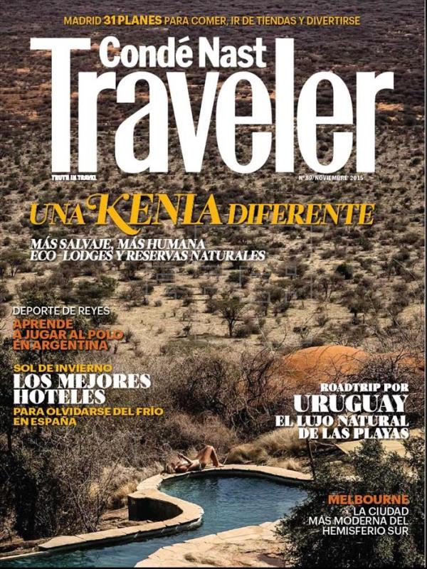 Condé Nast Traveler dedica su portada al lujo natural de las playas uruguayas