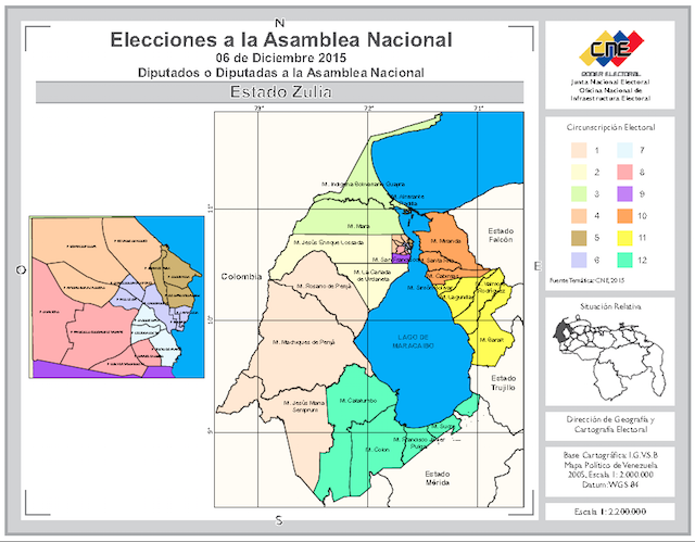 Estos son los tarjetones para la REGIÓN ZULIANA