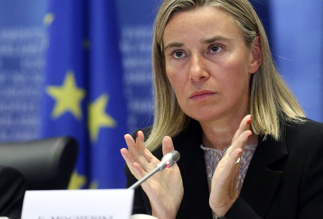 Canciller de la Unión Europea Federica Mogherini // Foto Reuters