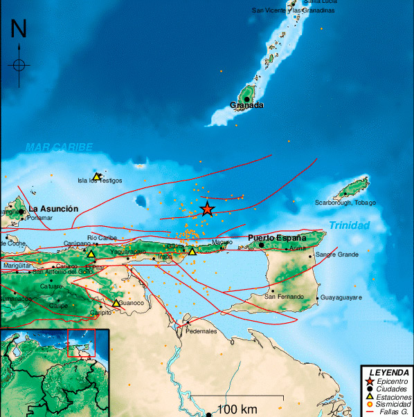 Sismo de magnitud 3.5 en Macuro