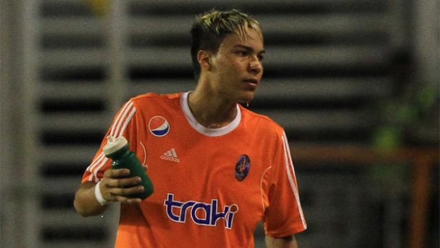 Vistiendo la camiseta del Deportivo La Guaira