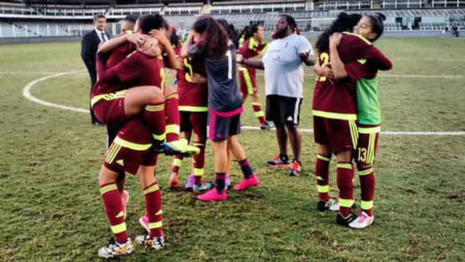 Selección Vinotinto femenina sub 20 clasificó al Mundial 2016