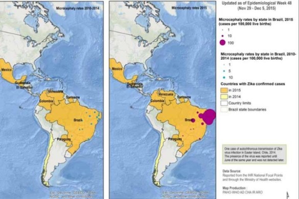 mapa zika