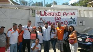 Juventudes VP Miranda trabajan sin descanso por la libertad de los presos políticos