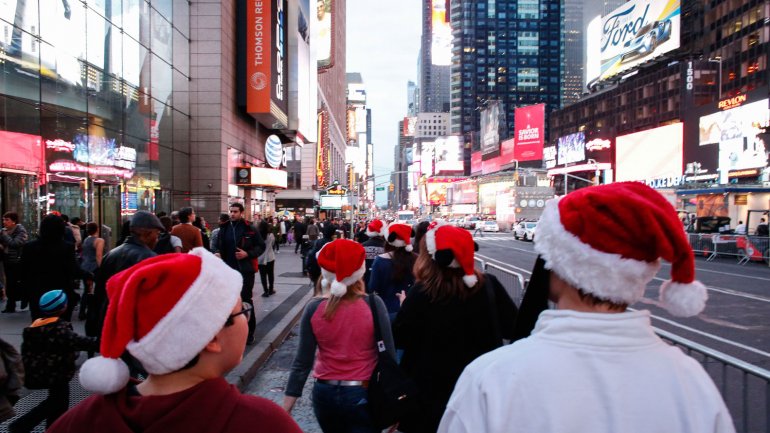 Récord de calor en Nueva York en Navidad