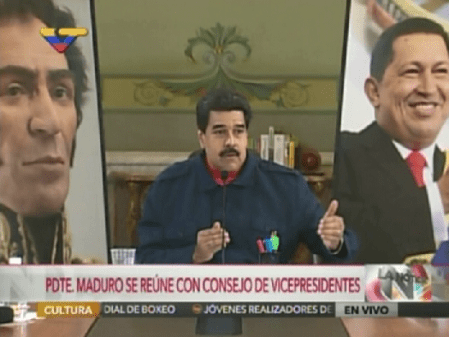 maduro guerra de los retratos