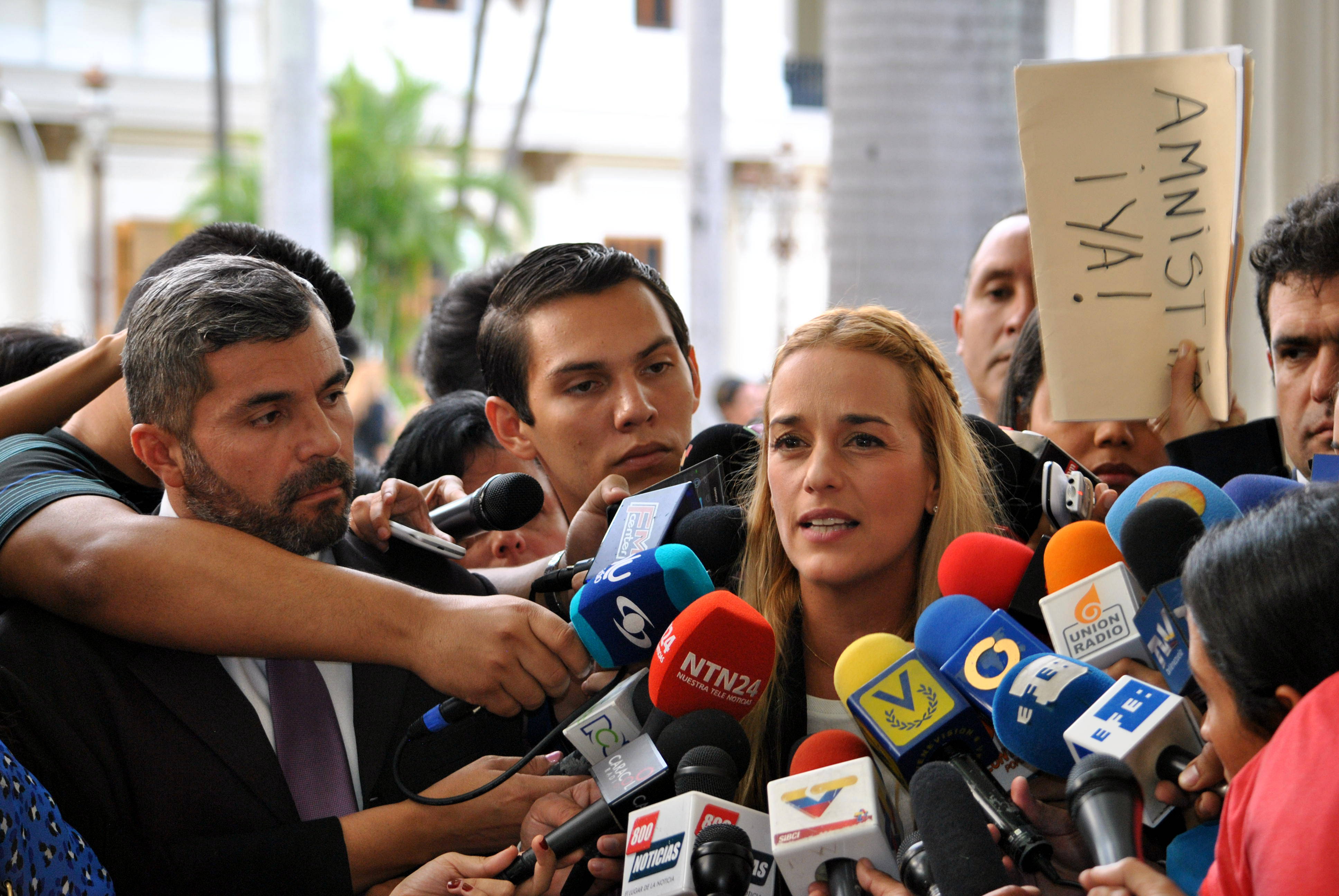 Lilian Tintori: Con la Amnistía ningún preso inocente debe quedarse por fuera