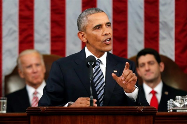 Obama en discurso del Estado de la Unión: Presionaré para cambiar la forma como manejamos nuestro petróleo