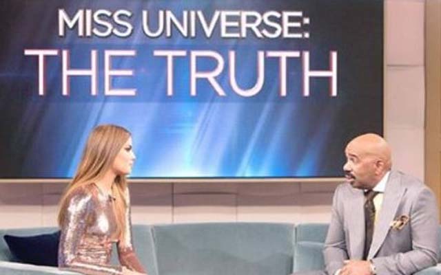 Ariadna Gutiérrez a Steve Harvey: Tienes que aprender a leer las tarjetas