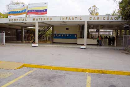 Materno infantil de Caricuao opera al 25% de capacidad