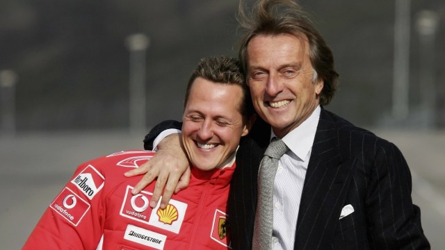 Luca di Montezemolo y schumacher