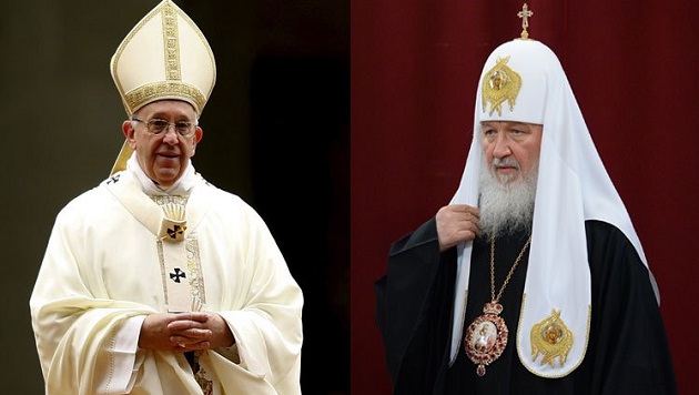 Foto: Papa Francisco y Patriarca Kirill / diario26.com