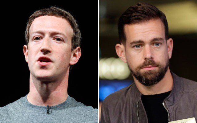 Foto: Mark Zuckerberg y Jack Dorsey / People en español.