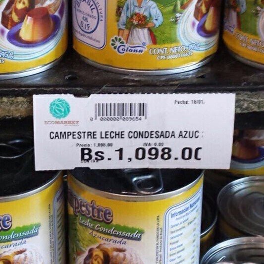 Si sorprendió el PRECIO SUSTO del atún, el de la leche condensada no se lo creerá (FOTO)