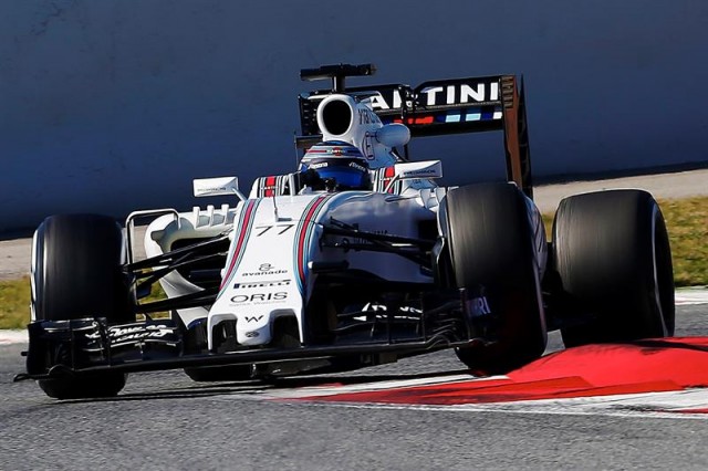 Bottas (Williams) fue el más rápido en la segunda ronda de entrenamientos en Montmeló